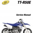2007-2009 Yamaha TT-R50E Service Repair Manual on a CD  ----   TTR50E