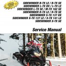 Yamaha Sidewinder Snowmobile Service Repair Manual on a CD