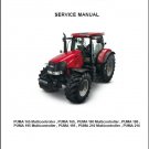 Case IH Puma 165 180 195 210 Multicontroller Tractor Service Repair Manual CD