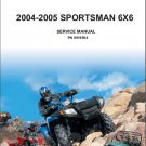 2004-2005 Polaris Sportsman 6X6 ATV Service Repair Manual on CD