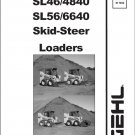 Gehl SL 4640 4840 5640 6640 Skid Steer Loader Service Repair Manual CD