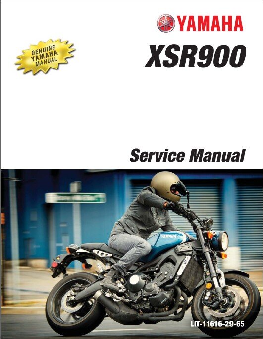 2016-2020 YAMAHA XSR900 Service Repair Manual on a CD --- XSR 900
