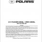 2015 Polaris RANGER DIESEL / CREW DIESEL UTV Service Repair Manual on a CD