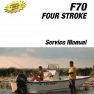 Yamaha F70 4-Stroke Outboard Motor Service Repair Manual on a CD