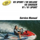 Yamaha VX Sport / Deluxe / Cruiser V1 / V1 Sport Jet Service Repair Manual on CD