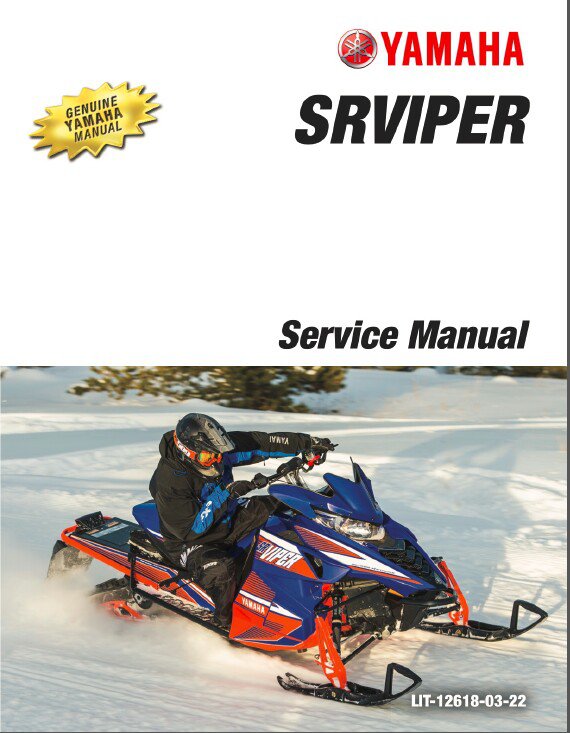 2015-2016 Yamaha SRViper ( SRV10 SR Viper ) Snowmobile Service Repair Manual CD