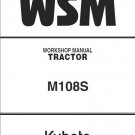 Kubota M108S Tractor WSM Service Workshop Repair Manual CD - -- M 108 S Kubota M108S Tractor WSM Service Workshop Repair Manual CD - -- M 108 S