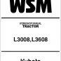 Kubota L3008 L3608 Tractor WSM Service Repair Workshop Manual ( CD or Download )