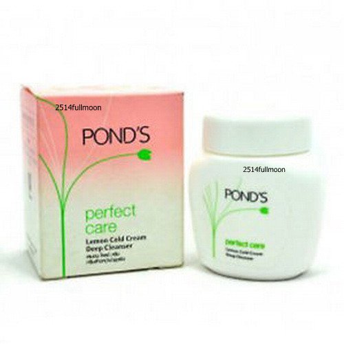 2x 60 ml. Pond's Makeup Remover Perfect Care Lemon Cold Cream Deep