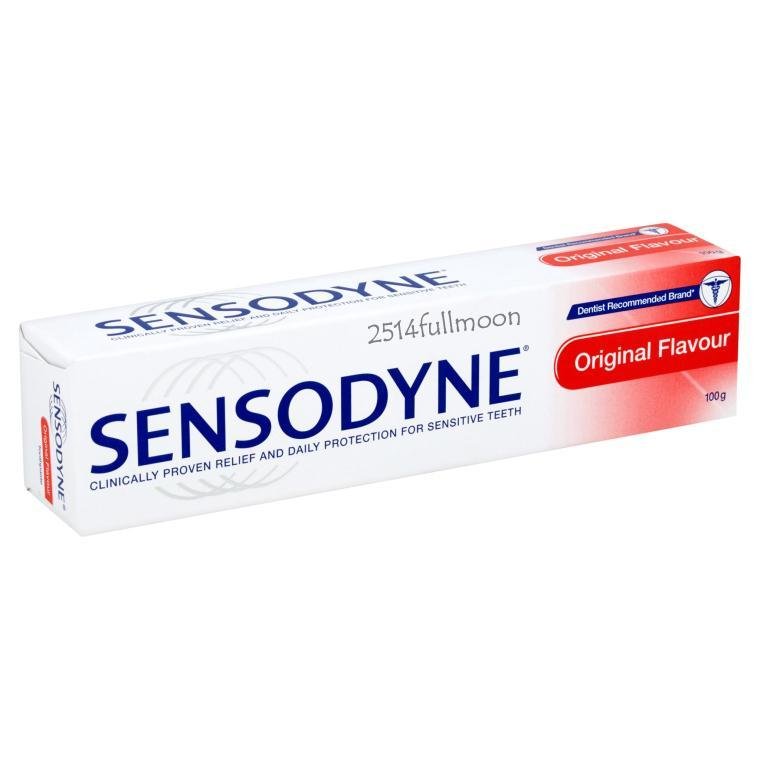 100 g. Sensodyne Original Flavor Toothpaste Reduce Tooth Sensitivity