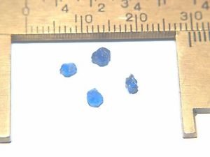 WOW Dark Blue Hauyne Rough *RARE* Efiel Germany Up To 3mm .515 Carats
