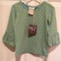 Matilda Jane Wonderful Parade GEORGIE TEE top Shirt Size 2 TOP NEW polka dot