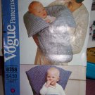 Vogue 8358 Infants Chair Seat & Bunting Sewing Pattern Uncut
