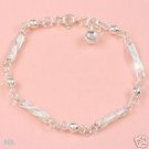 Children's Jewelry Sterling Silver Anklet w/Bell, 1 - 3Yrs/ Free Shipping