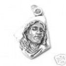 Children's Jewelry 3D Jesus Face Sterling Silver Necklace/ Free Shipping