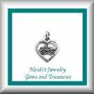 Childrens Jewelry #1 Daughter Heart Sterling Necklace/ Free Shipping
