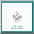 Childrens Jewelry #1 Daughter Heart Sterling Necklace/ Free Shipping