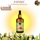 100% natural and certified prickly pear seed oil