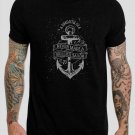 Anchor Skillful Sailor Black T-Shirt, T-Shirts for Men