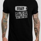 Hollow Point Gun Ammo Funny 2nd Amendment Gun Control Bullet Black T-Shirt, T-Shirts for Men