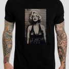 Marilyn Monroe Gangster Mugshot Hollywood LA Black T-Shirt, T-Shirts for Men
