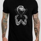 Marilyn Monroe Gangster Sexy Pinup Tattoo Guns Gang Ink Bandera Black T-Shirt, T-Shirts for Men