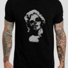 Sexy Marilyn Monroe Sugar Skull Tattoo Black T-Shirt, T-Shirts for Men