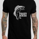 Fisherman All About That Bass Fish Black T-Shirt, T-Shirts for Men