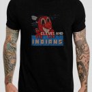8Bit Cleveland Indians Baseball Pixe Art MLB Black T-Shirt, T-Shirts for Men