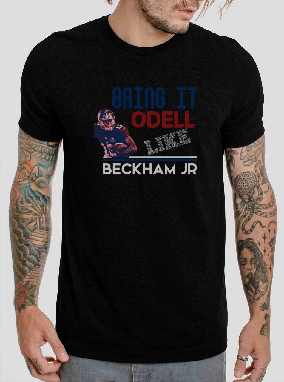 Bring It Odell Beckham 13 NFL Black T-Shirt, T-Shirts for Men