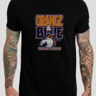 Denver Broncos Orange and Blue Through Black T-Shirt, T-Shirts for Men