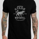 Eddard Stark House Stark Winter Is Coming GOT Black T-Shirt, T-Shirts for Men