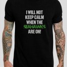 Funny I Not Keep Calm SEAHAWKS Are On Seahawks Fan Black T-Shirt, T-Shirts for Men