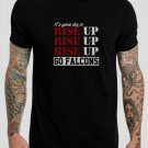 Go Falcons Rise Up Atlanta Falcons Fans Black T-Shirt, T-Shirts for Men