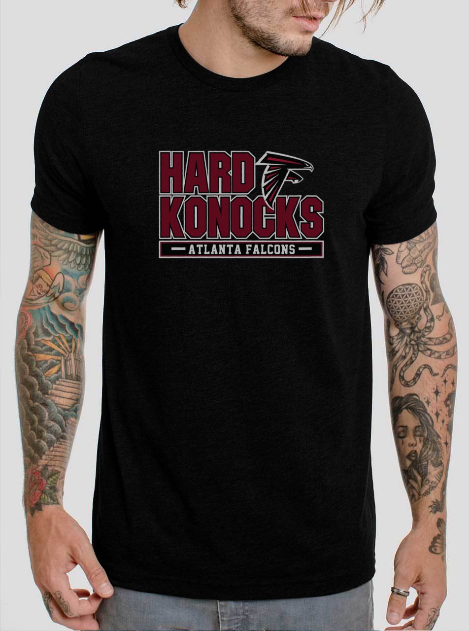 Hard Knocks Atlanta Falcons Fans Black T-Shirt, T-Shirts for Men