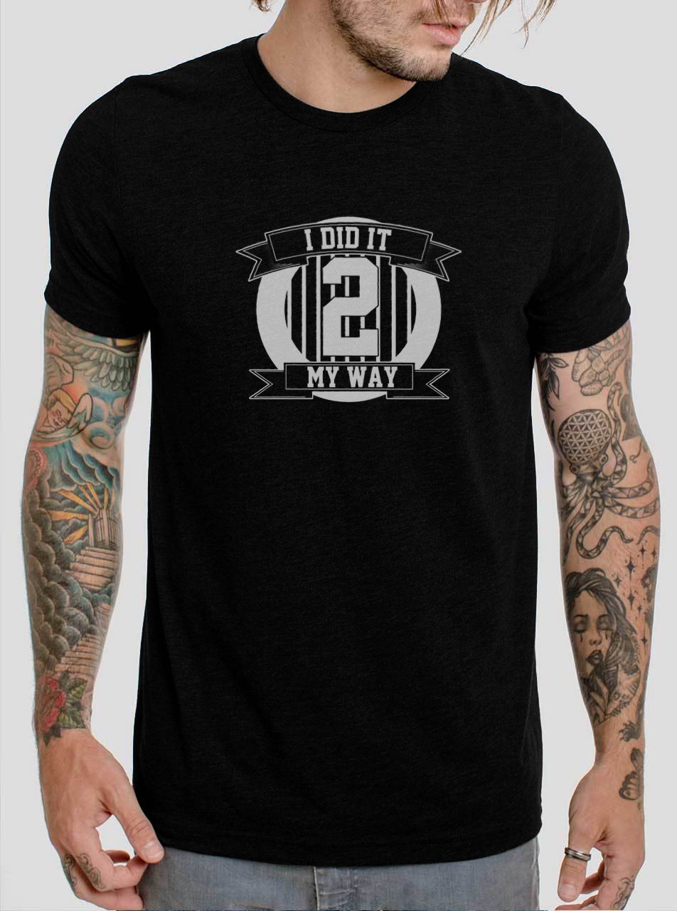 I DID IT MY WAY Derek Jeter 2 Baseball Yankees Black T-Shirt, T-Shirts for Men