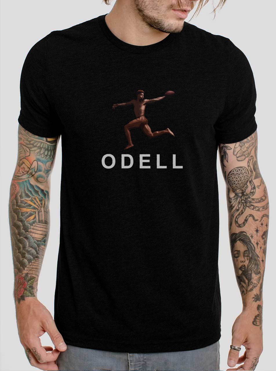 Jumpman Odell Air Odell Beckham NFL Black T-Shirt, T-Shirts for Men