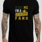 Kiss Me I'm A Packers Fans GBP NFL Black T-Shirt, T-Shirts for Men