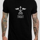 Mike Trout Angels Fish Trouth Los Angeles Angels Baseball 27 Black T-Shirt, T-Shirts for Men