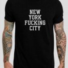 New York Fucking City Black T-shirt Black T-Shirt, T-Shirts for Men