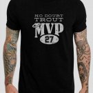 No Doubt Mike Trout MVP 27 Baseball Fans Black T-Shirt, T-Shirts for Men