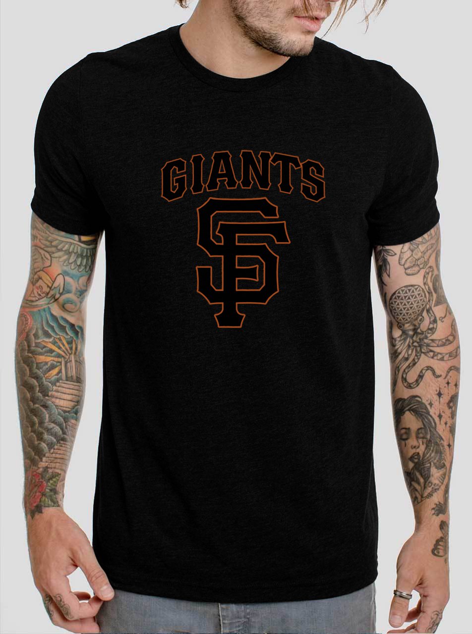 SF Giants Baseball San Francisco Giants Fans Black Black T-Shirt, T-Shirts for Men