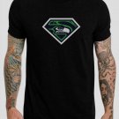 SuperFan Seattle Seahawks Fanatic Black T-Shirt, T-Shirts for Men