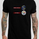 True Steelers My World Pittsburgh Steelers Fans Black T-Shirt, T-Shirts for Men