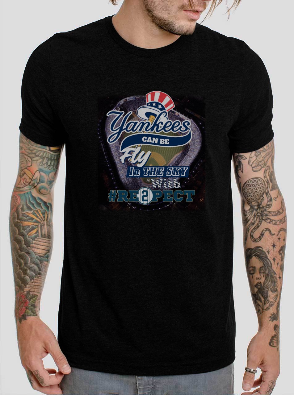 Yankees Captain Derek Jeter Respect MLB Respect Black T-Shirt, T-Shirts for Men