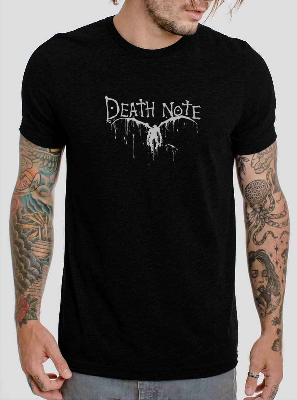 Death Note L Devile Black T-Shirt, T-Shirts for Men