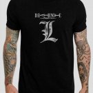 Death Note L Black T-Shirt, T-Shirts for Men
