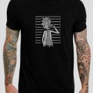 Rick and Morty Mugshot Rick Black T-Shirt, T-Shirts for Men