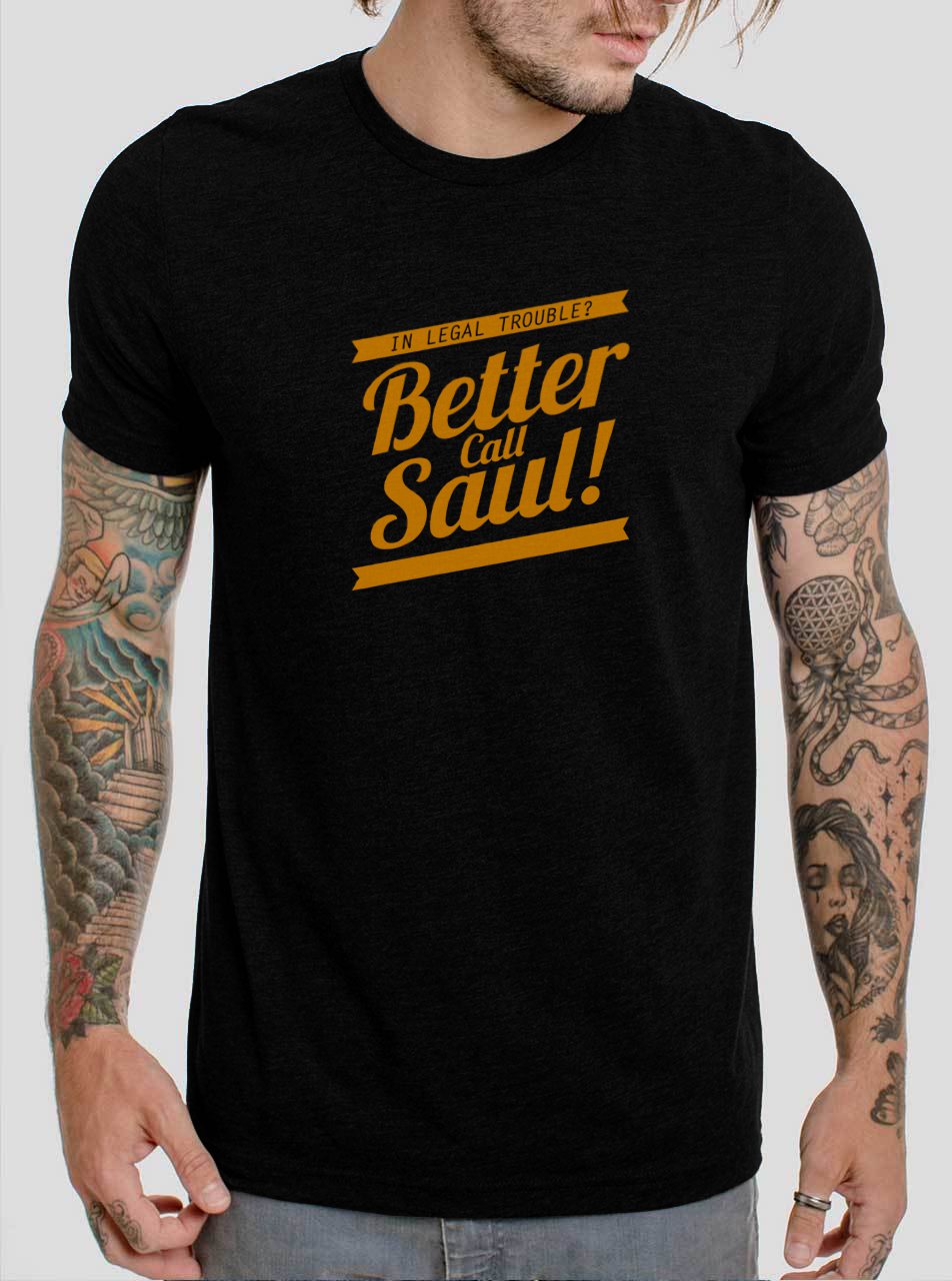 Saul Goodman Better Call Saul Breaking Bad Black T-Shirt, T-Shirts for Men