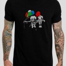 IT Clowns Pulp Fiction Black T-Shirt, T-Shirts for Men